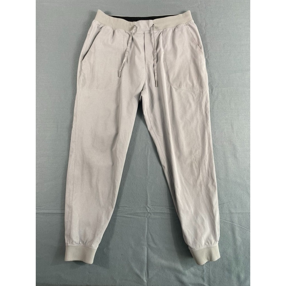 Lululemon Men's ABC Joggers Pant Men Sz L (32x29) Light Grey Lightweight Ripstop